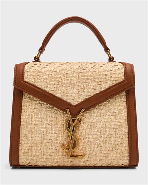 ysl raffia crossbody